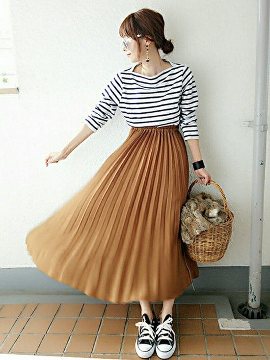 Các kiểu chân váy tiện lợi phối đồ cho nàng công sở